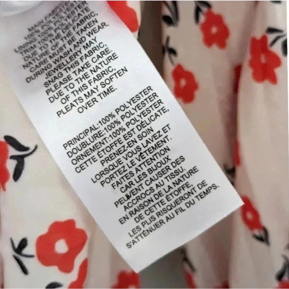 Self-Portrait Ditsy Floral Print One-Shoulder Blouse - Picture 14 of 15